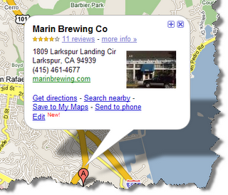 Google Map to Marin Brewery - Click to get directions